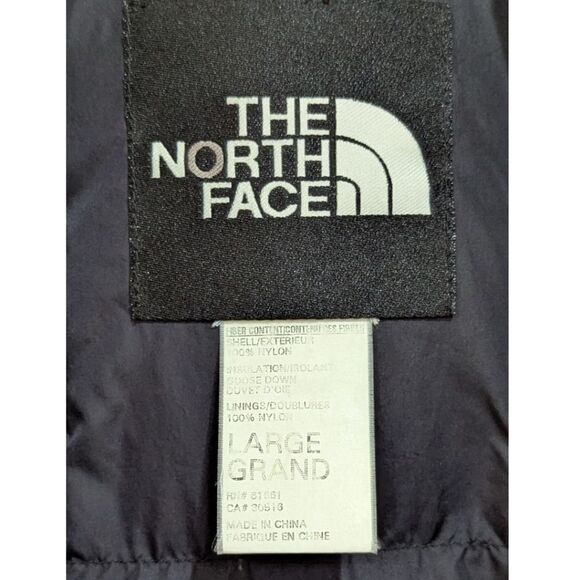 The North Face Vintage 90's Goose Down Insulated Men's Burgundy Jacket Men's L - Picture 8 of 8